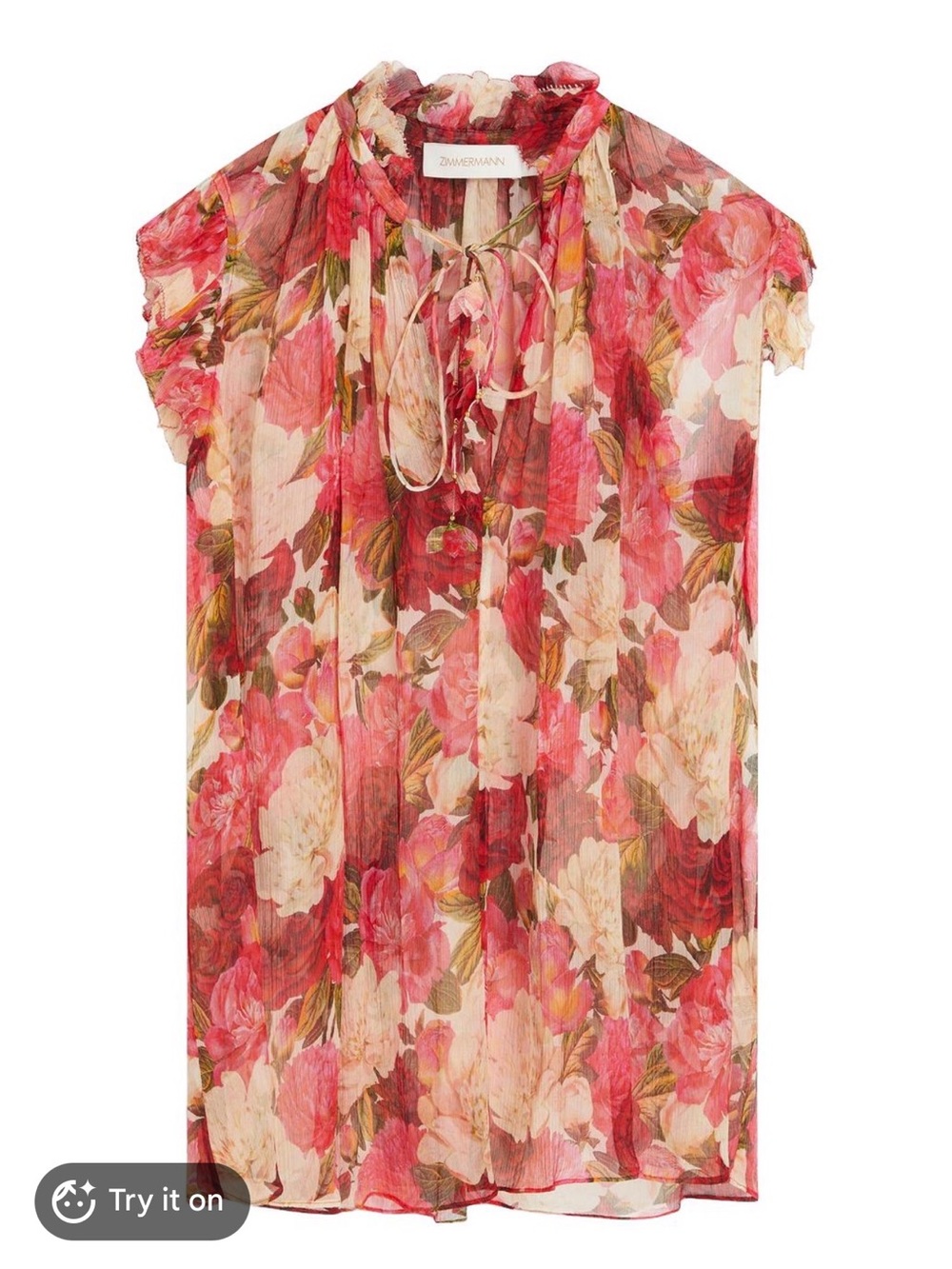 Zimmermann Wonderland Frilled Tank
